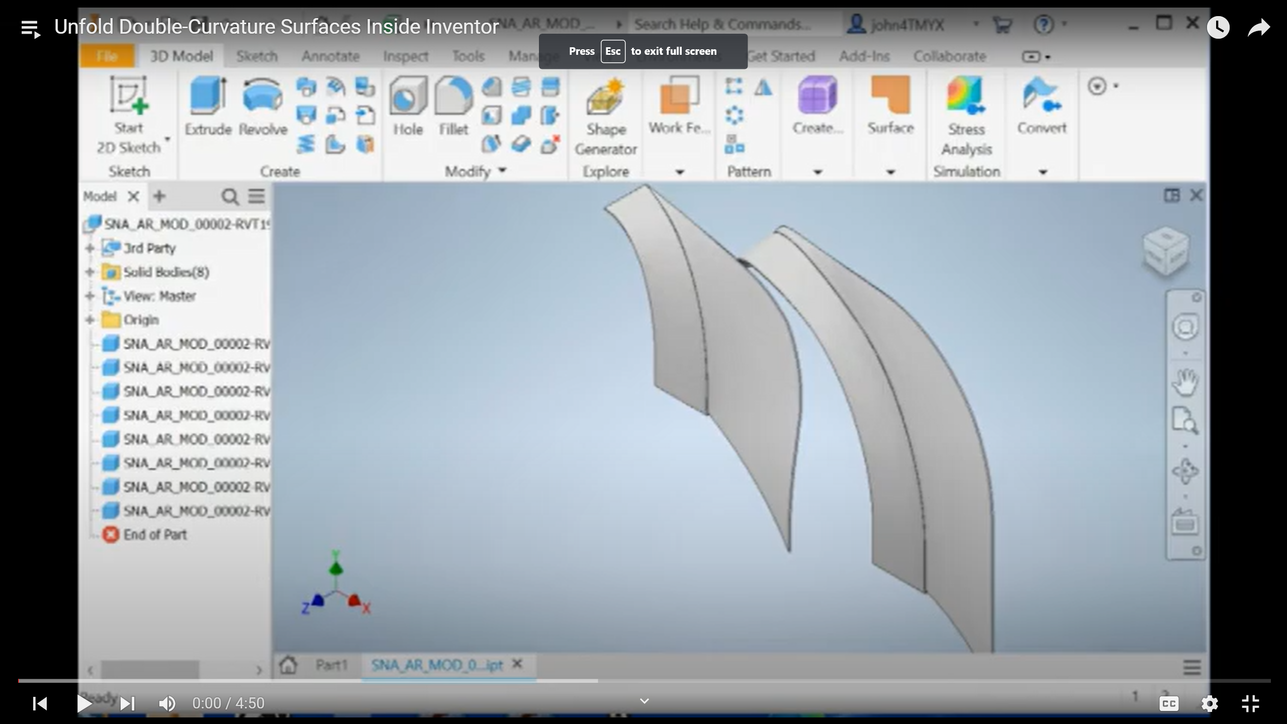 SmartUnfold For Inventor